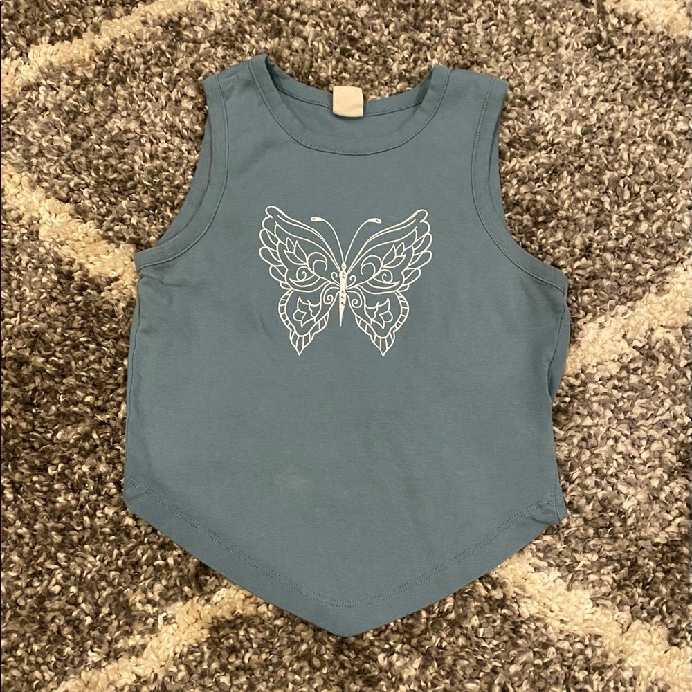 butterfly corset top